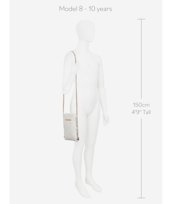 Valentino Girls Ocarina Crossbody Bag in White (19cm) français