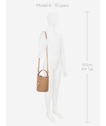 Valentino Girls Lio Re Bucket Bag in Beige (19cm) online