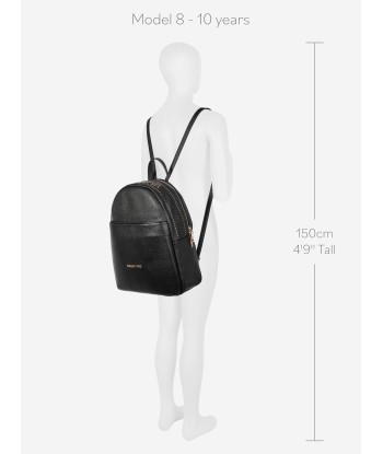 Valentino Girls Naif Re Backpack in Black (36cm) pas cher 