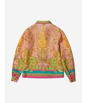 Versace Girls Silk Barocco Goddess Shirt Le MVP de beaucoup