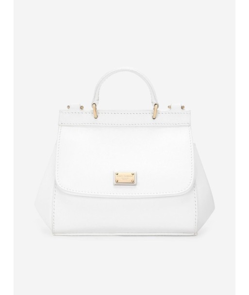 Dolce & Gabbana Girls Patent Leather Shoulder Bag in White (14cm) pour bénéficier 