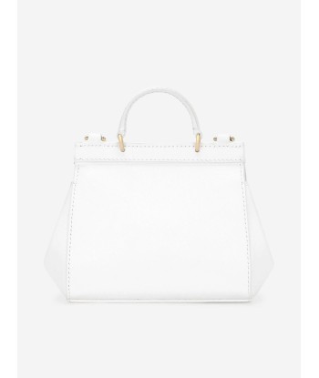 Dolce & Gabbana Girls Patent Leather Shoulder Bag in White (14cm) pour bénéficier 