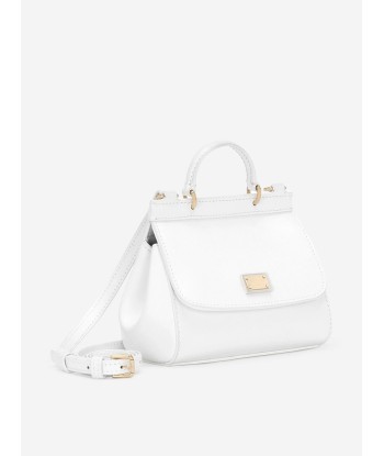 Dolce & Gabbana Girls Patent Leather Shoulder Bag in White (14cm) pour bénéficier 