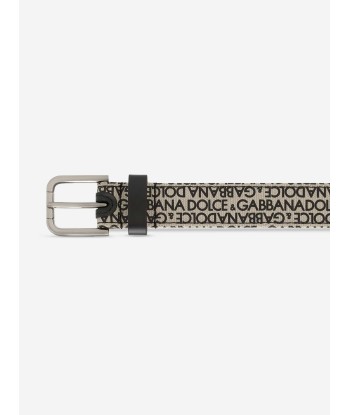 Dolce & Gabbana Boys Logo Belt in Beige france