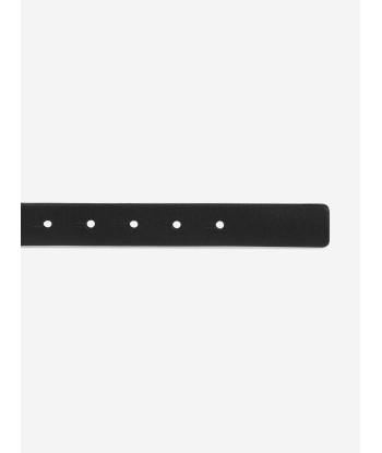 Dolce & Gabbana Boys Elasticated Logo Belt in Black les ligaments