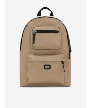 Dolce & Gabbana Boys Logo Backpack in Beige (41cm) prix pour 