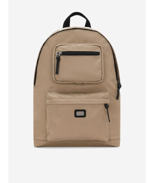 Dolce & Gabbana Boys Logo Backpack in Beige (41cm) prix pour 