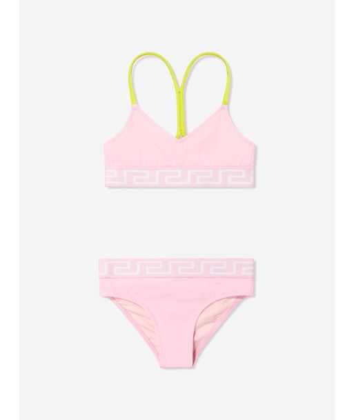 Versace Girls Greca Bikini in Pink en ligne des produits 