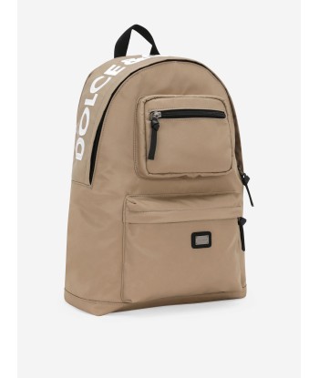 Dolce & Gabbana Boys Logo Backpack in Beige (41cm) prix pour 