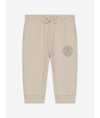 Dolce & Gabbana Baby Boys Logo Stamp Joggers in Beige Vous souhaitez 