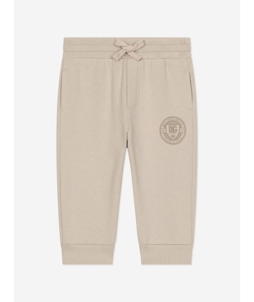 Dolce & Gabbana Baby Boys Logo Stamp Joggers in Beige Vous souhaitez 