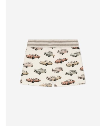 Dolce & Gabbana Baby Boys Car Print Shorts in Ivory acheter en ligne