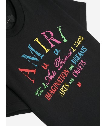 Amiri Kids Arts District Scribble T-Shirt in Black sur le site 