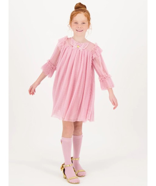 Angels Face Girls Chrissie Tulle Butterfly Dress in Pink en ligne des produits 