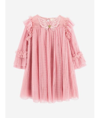 Angels Face Girls Chrissie Tulle Butterfly Dress in Pink en ligne des produits 