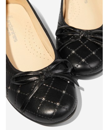 Andanines Girls Leather Ballerinas in Black Comparez plus de prix