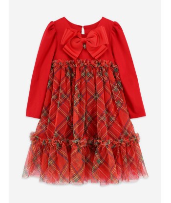 Angels Face Girls Tavia Tartan Dress in Red 50% de réduction en Octobre 2024