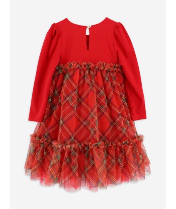 Angels Face Girls Tavia Tartan Dress in Red 50% de réduction en Octobre 2024