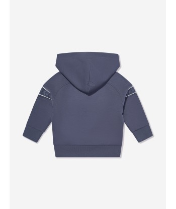 Emporio Armani Boys Logo Hoodie in Blue 2024