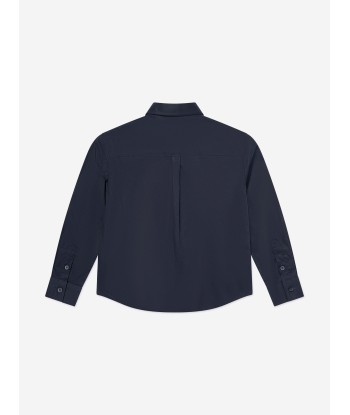 Emporio Armani Boys Logo Shirt in Navy Comparez plus de prix