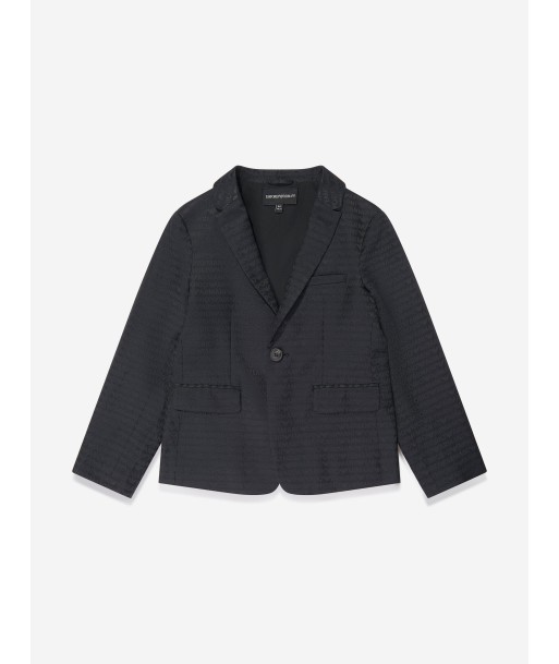 Emporio Armani Boys Branded Blazer in Navy 2024