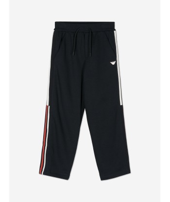 Emporio Armani Boys Logo Joggers in Navy pour bénéficier 