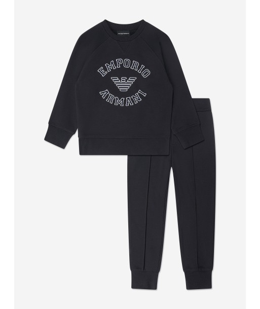 Emporio Armani Boys Logo Tracksuit in Navy hantent personnes