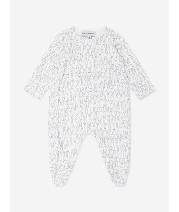 Emporio Armani Baby Boys Babygrow Gift Set in Blue france