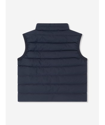 Emporio Armani Baby Boys Down Padded Gilet in Navy Amélioration de cerveau avec