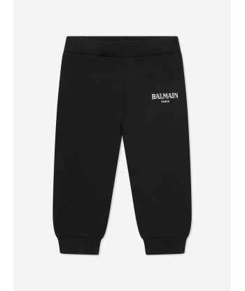 Balmain Baby Paris Logo Joggers in Black une grave pollution 