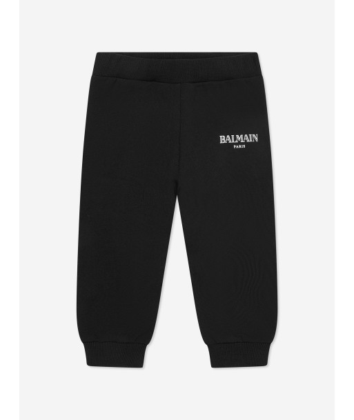 Balmain Baby Paris Logo Joggers in Black une grave pollution 