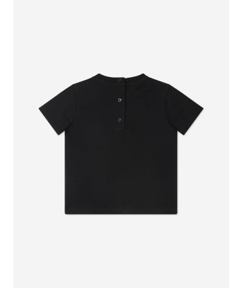 Balmain Baby Paris Logo T-Shirt in Black Le MVP de beaucoup