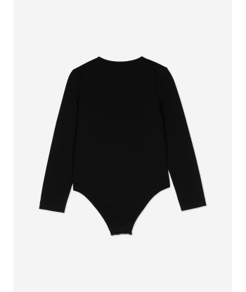 Balmain Girls Logo Bodysuit in Black Jusqu'à 80% De Réduction