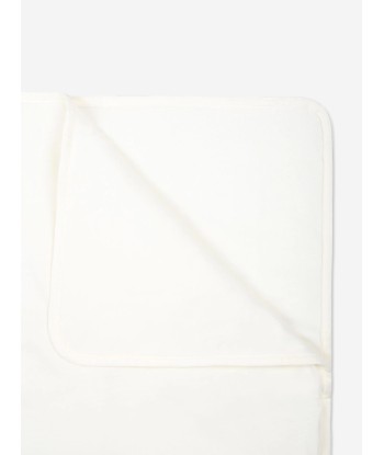 Balmain Baby Paris Logo Blanket in Ivory 2023