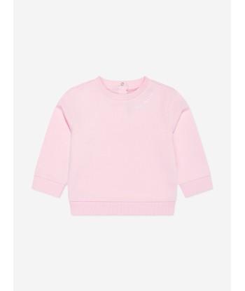 Balmain Baby Girls Logo Sweatshirt in Pink une grave pollution 