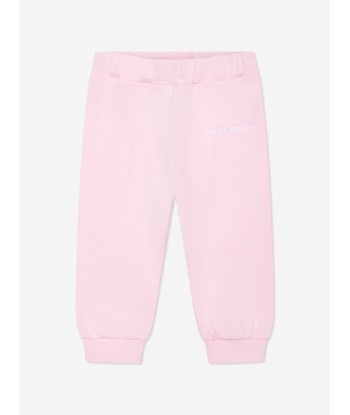 Balmain Baby Girls Logo Joggers in Pink hantent personnes