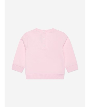 Balmain Baby Girls Logo Sweatshirt in Pink une grave pollution 