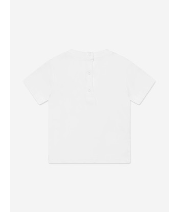 Balmain Baby Logo T-Shirt in White 2024