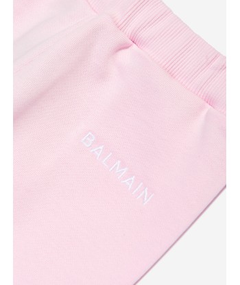 Balmain Baby Girls Logo Joggers in Pink hantent personnes