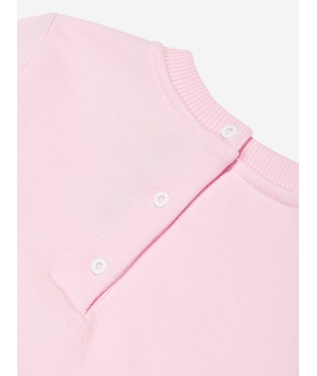 Balmain Baby Girls Logo Sweatshirt in Pink une grave pollution 