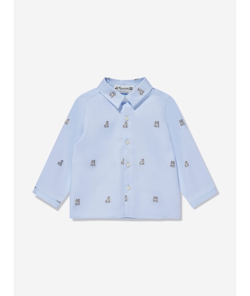 Bonpoint Baby Boys Malo Shirt in Blue meilleur choix