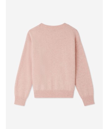 Bonpoint Girls Anumati Cherries Jumper in Pink Véritable concentré