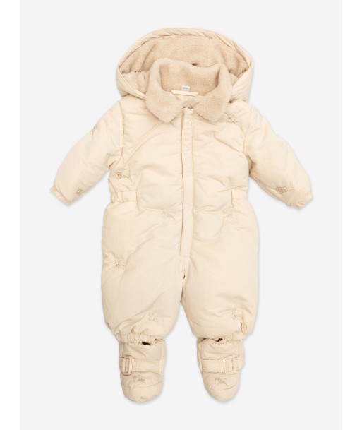 Burberry Baby Ariel Snowsuit in Ivory acheter