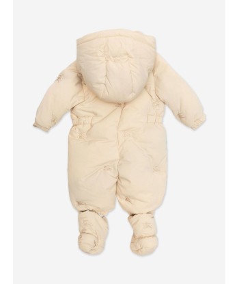 Burberry Baby Ariel Snowsuit in Ivory acheter