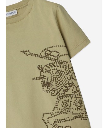 Burberry Boys Cedar EKD T-Shirt in Green les ctes