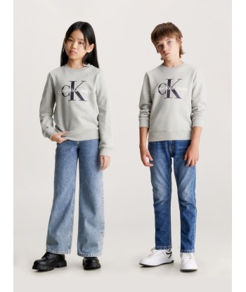 Calvin Klein Kids Monogram Logo Sweasthirt in Grey ouvre sa boutique