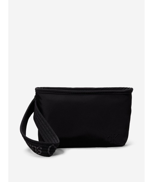 Calvin Klein Baby CK AOP Messenger Changing Bag in Black (30cm) pas chere