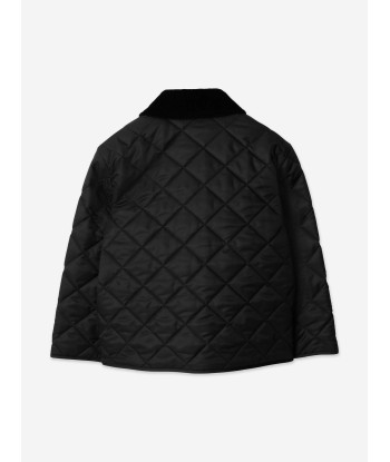 Burberry Boys Indy Quilted Jacket in Black du meilleur 