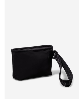 Calvin Klein Baby CK AOP Messenger Changing Bag in Black (30cm) pas chere