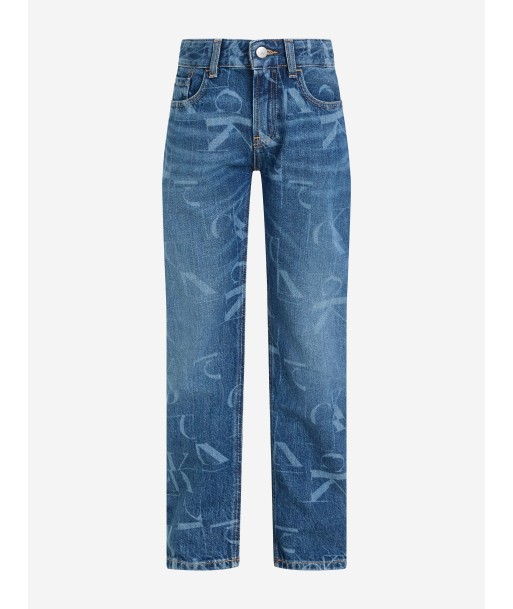 Calvin Klein Boys Regular Fit Jeans in Blue pas chere